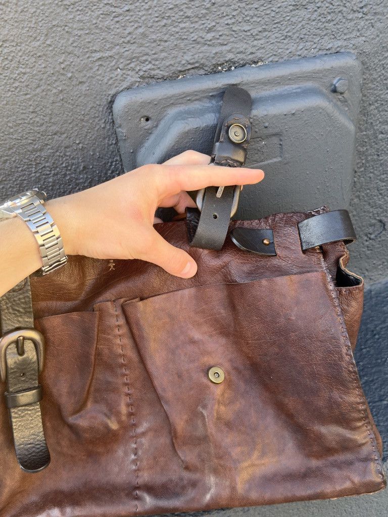 HENRY BEGUELIN × Vintage Henry Beguelin Handbag Purse Brown Leather Size ONE SIZE - 16 Thumbnail