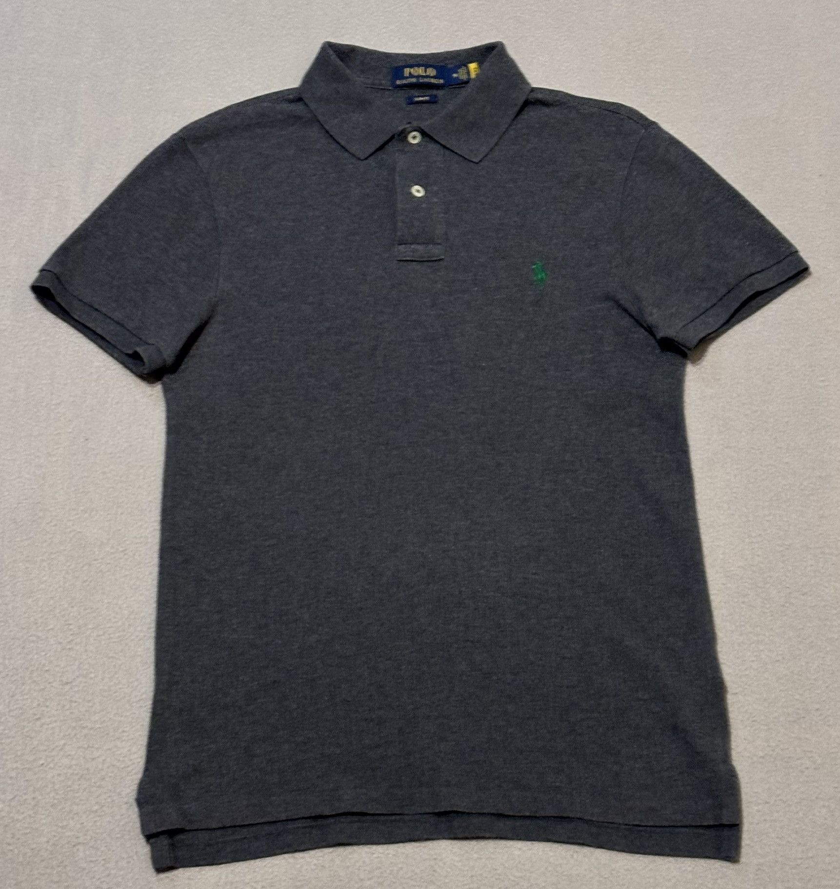 Polo Ralph Lauren Polo Ralph Lauren Slim Fit Gray Medium Polo Size US M / EU 48-50 / 2 - 5 Thumbnail