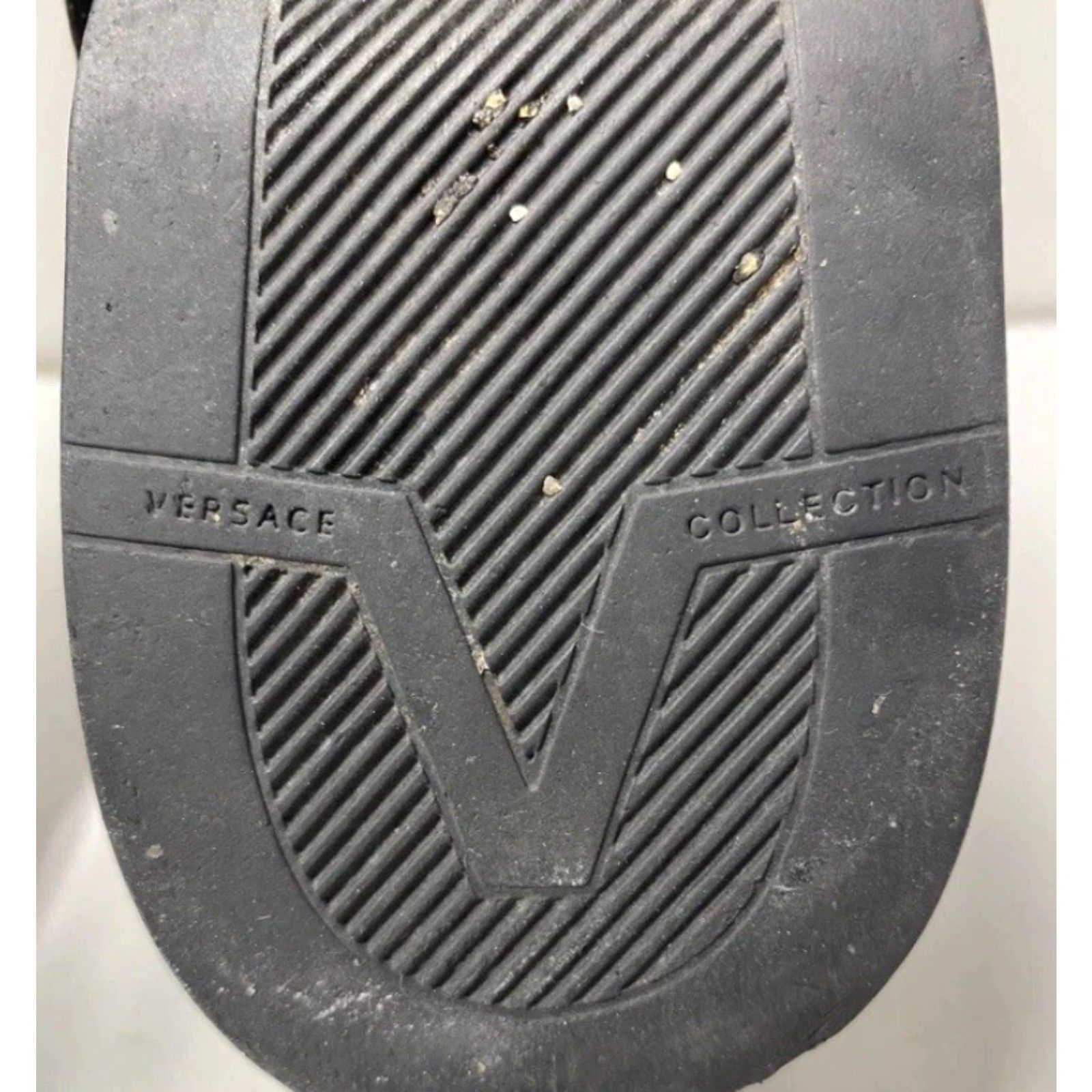Versace Versace Collection Shiny Black Leather Loafer DressShoes Men 10 Casual Italy Leather Men’s Shoes Size L / US 10 / IT 46 - 7 Thumbnail