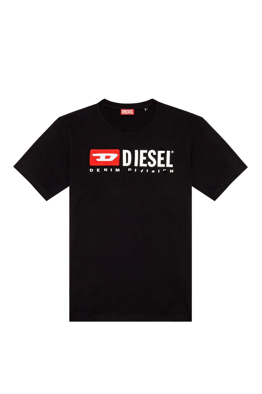 Diesel o1mle1025 T-Just Divstroyed T-Shirt Caviar in Black Size US L / EU 52-54 / 3 - 1 Preview