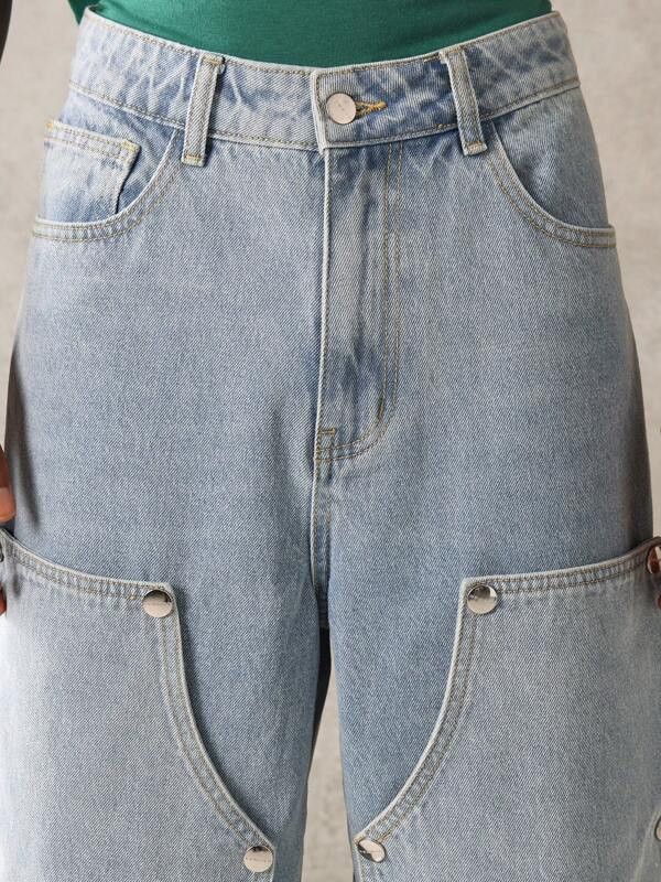 Jean Carpenter Y2k Shorts Jorts Designer Denim Size US 31 - 8 Thumbnail