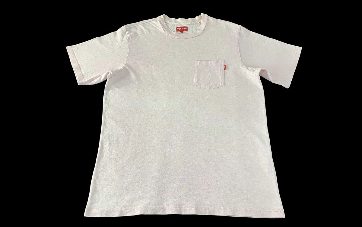 Supreme Supreme Plain SS18 Single Pocket Purple Printed T-shirt Size US L / EU 52-54 / 3 - 1 Thumbnail