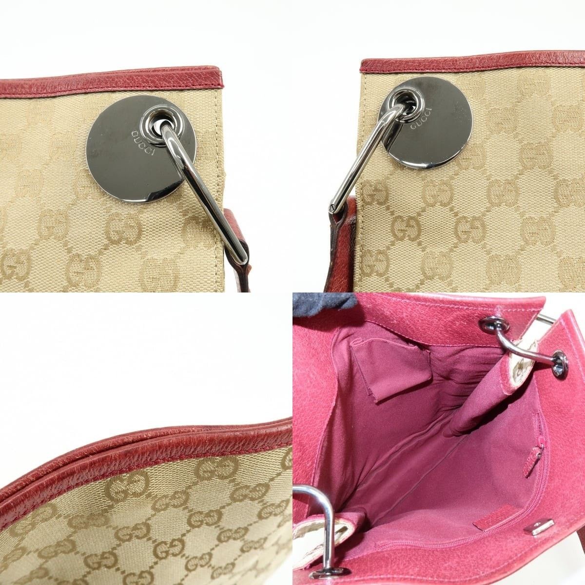 Gucci Gucci GG Canvas Crossbody Bag Beige Size ONE SIZE - 7 Thumbnail