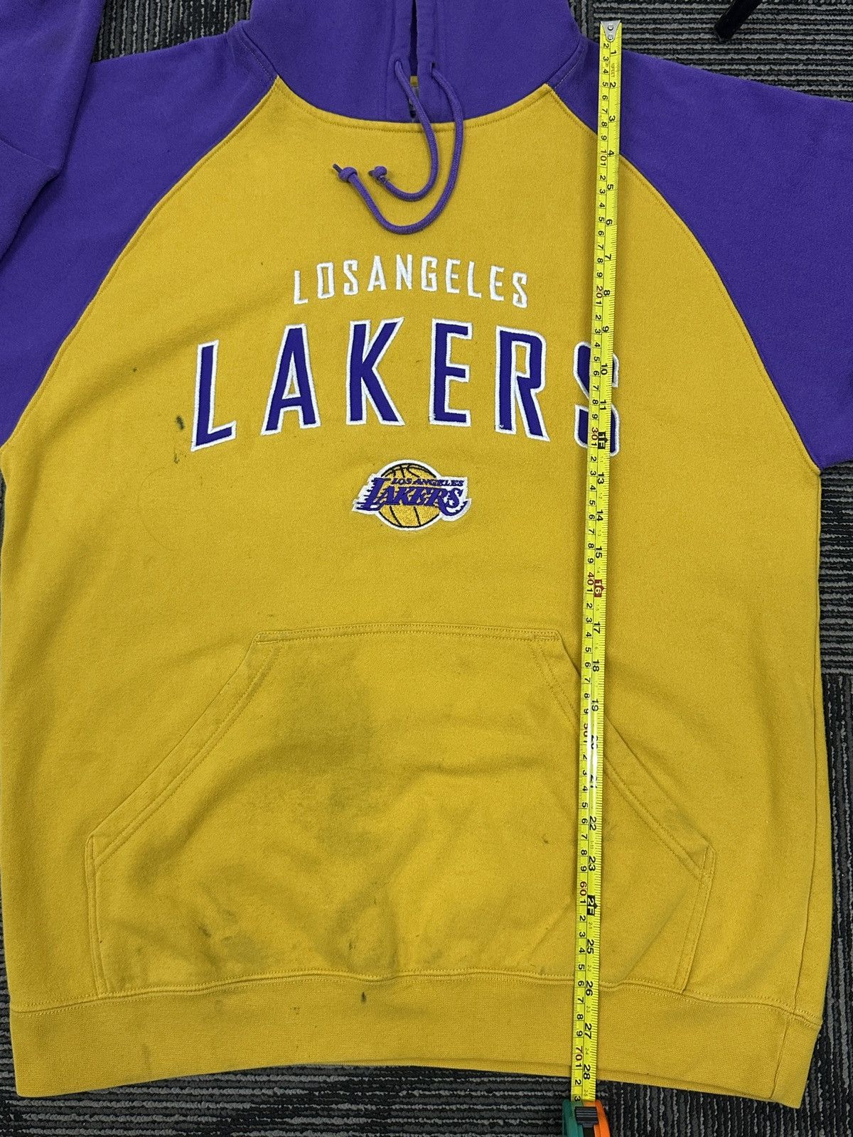 Reebok Distressed Reebok x Lakers Hoodie Size US M / EU 48-50 / 2 - 12 Thumbnail