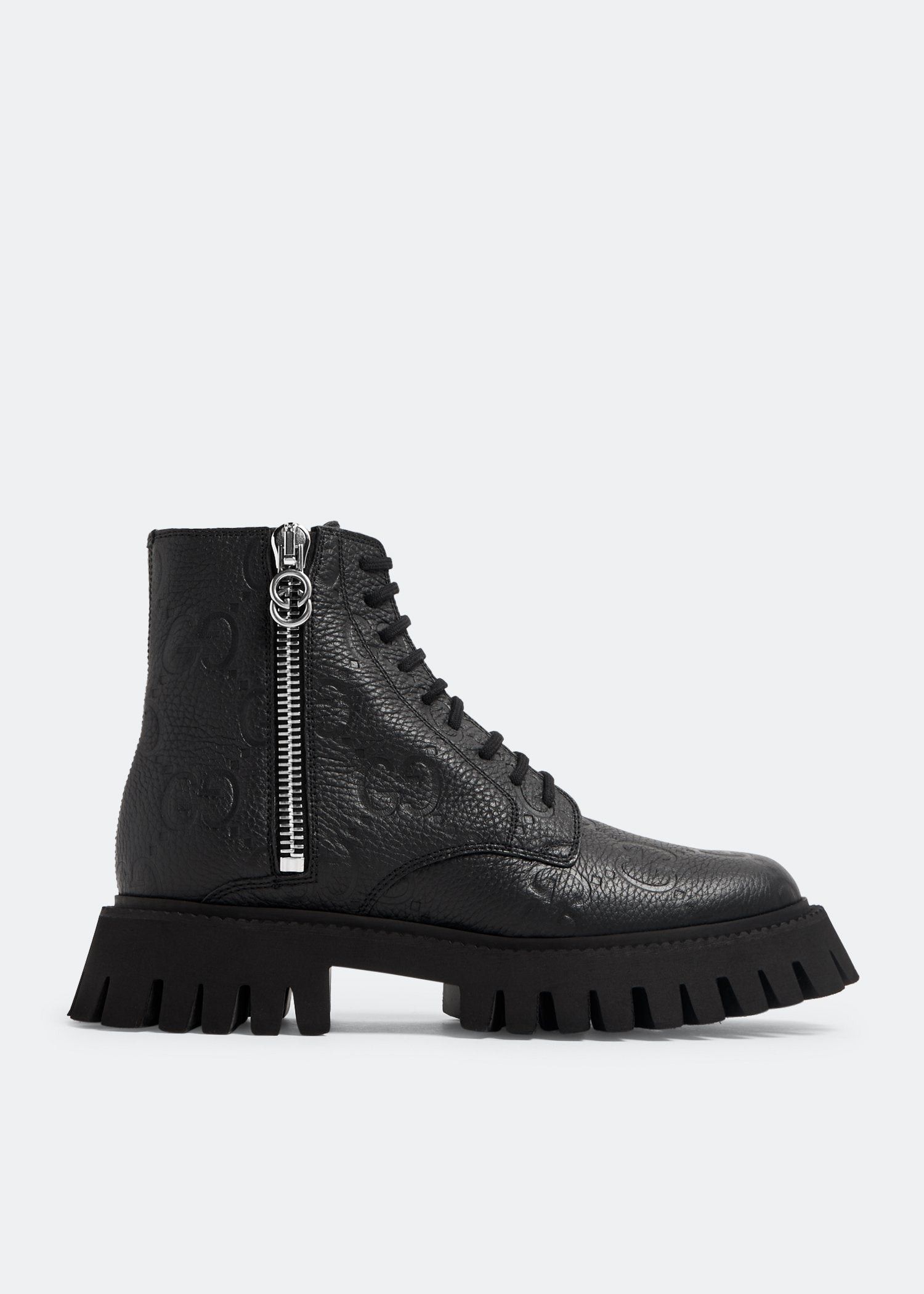 Gucci Gucci GG Leather Boots SIZE 38 Size ONE SIZE - 1 Thumbnail