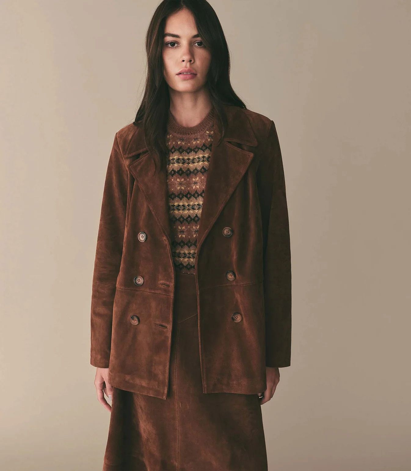 Doen Altona Jacket Cedarwood Suede Grailed