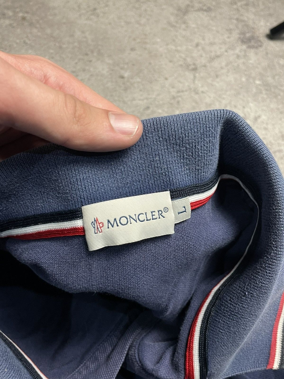 Moncler Moncler Polo Long sleeve Size US L / EU 52-54 / 3 - 8 Thumbnail