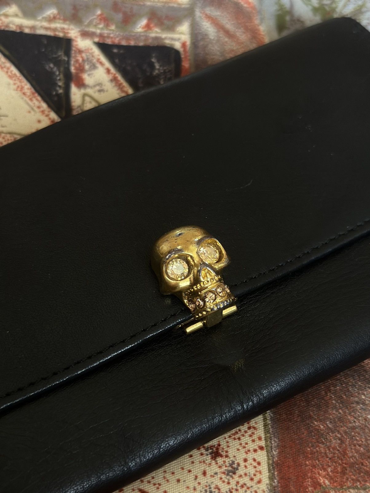 Alexander McQueen ALEXANDER MCQUEEN LEATHER SKULL WALLET Size ONE SIZE - 2 Thumbnail