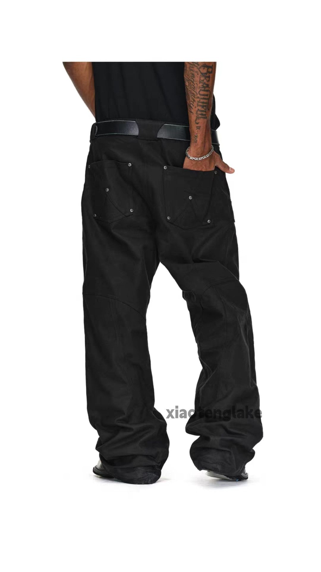 Vintage Unisex outdoor utility loose baggy skate punk pants Size US 34 / EU 50 - 6 Thumbnail