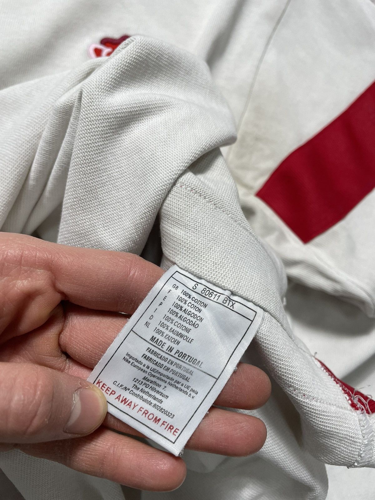 Nike × Vintage Nike Vintage 90s England Rugby League Jersey Sweatshirt Y2K Size US L / EU 52-54 / 3 - 10 Thumbnail