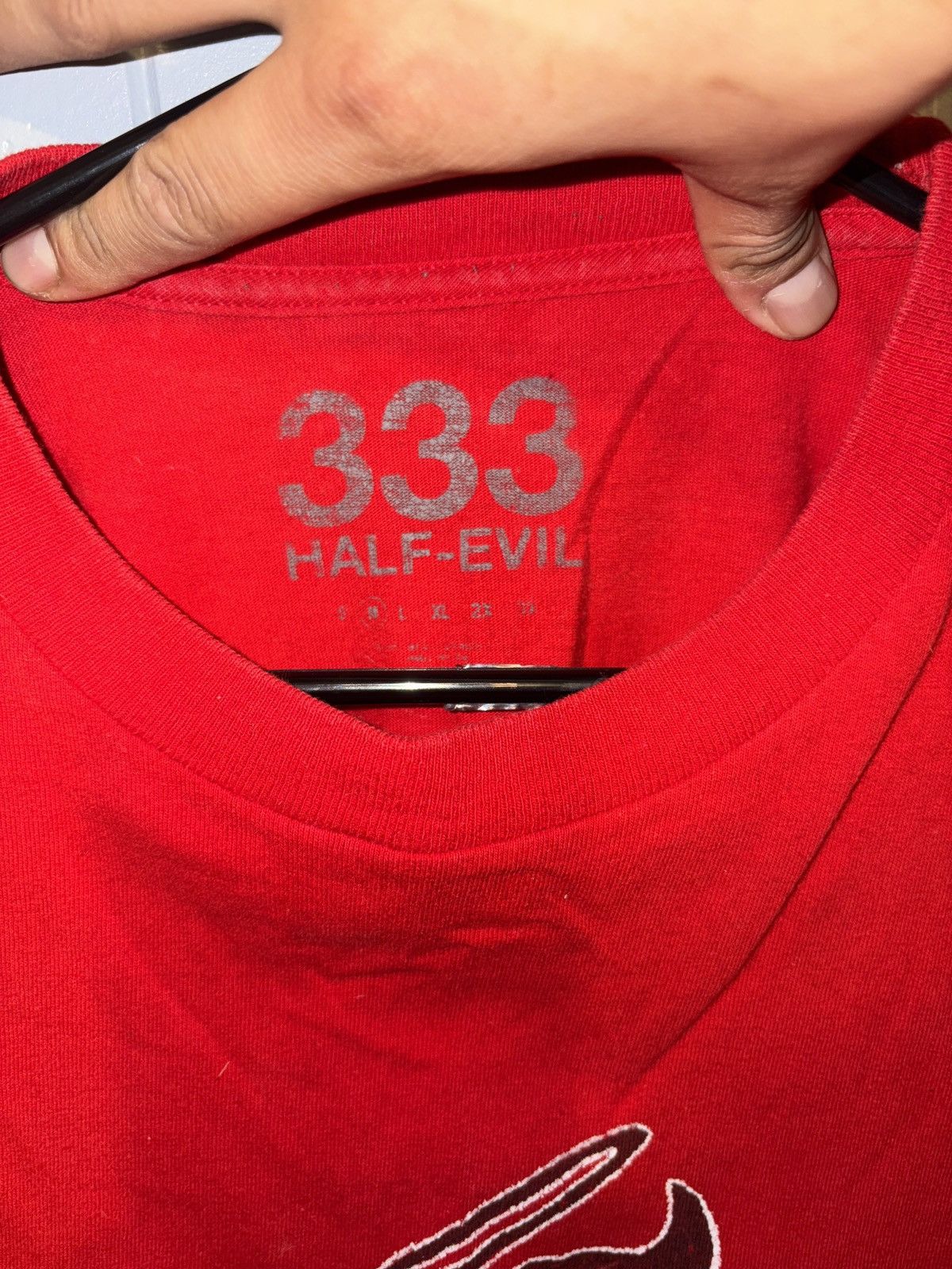 Half Evil Half Evil 333 red Tee Size US M / EU 48-50 / 2 - 2 Thumbnail