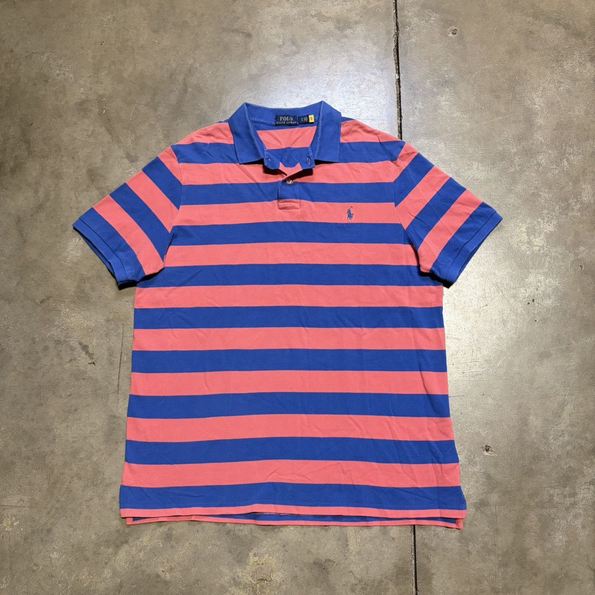 Polo Ralph Lauren Vintage Polo Ralph Lauren Shirt Striped Mini Pony Preppy Y2K Size US XL / EU 56 / 4 - 1 Thumbnail