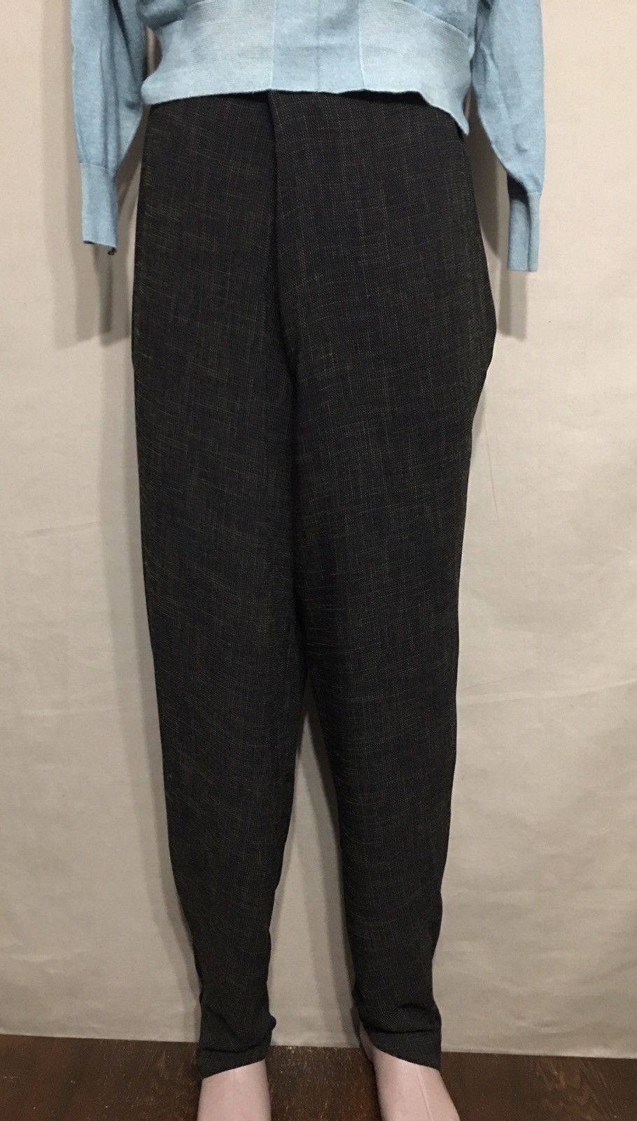 Designer OSKA Triacetate Blend Knit Trousers Pants Size 3 UK 14 Size 32" / US 10 / IT 46 - 4 Thumbnail