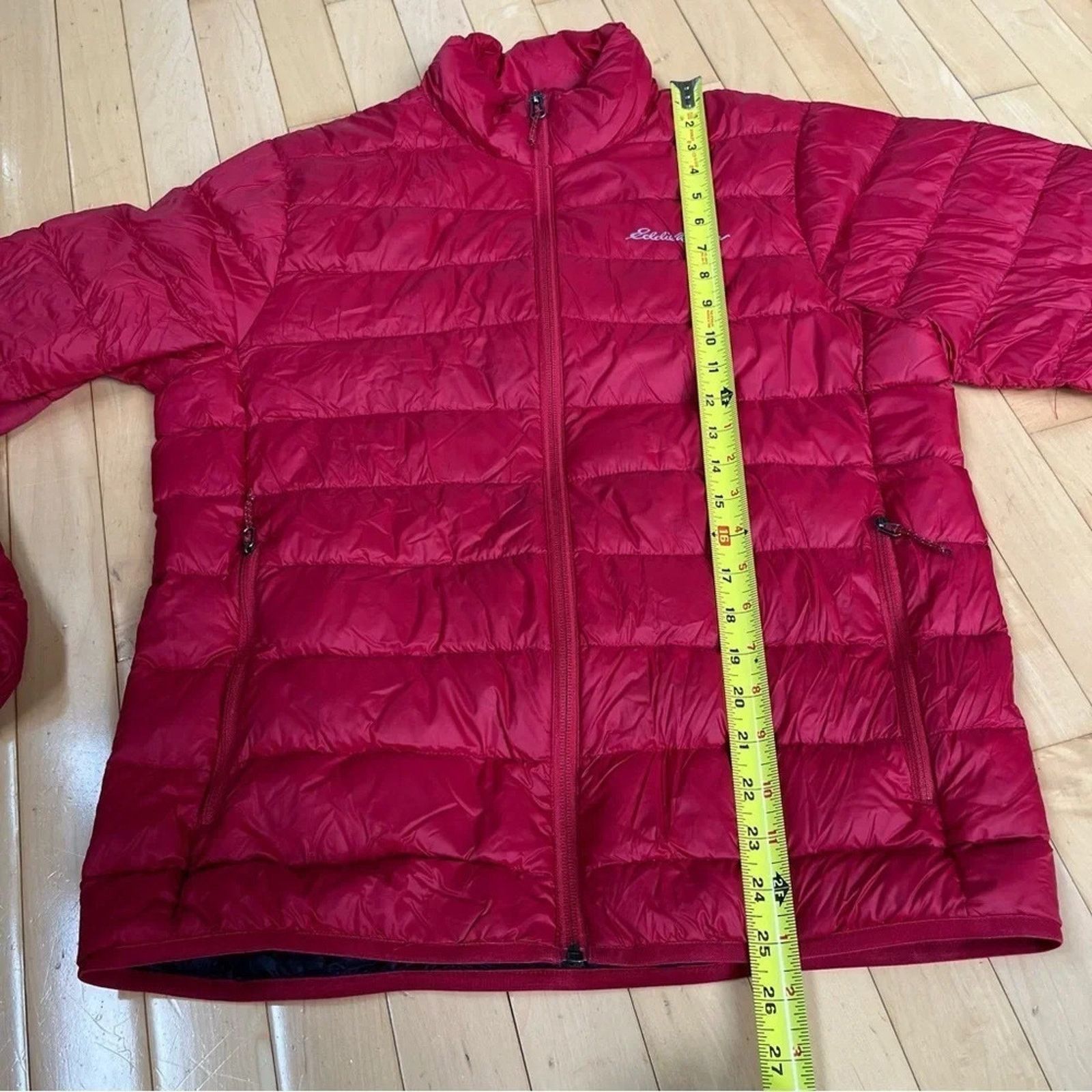 Eddie Bauer Eddie Bauer Red Down Insulated Zip Up Puffer Jacket Size S Size US S / EU 44-46 / 1 - 5 Thumbnail
