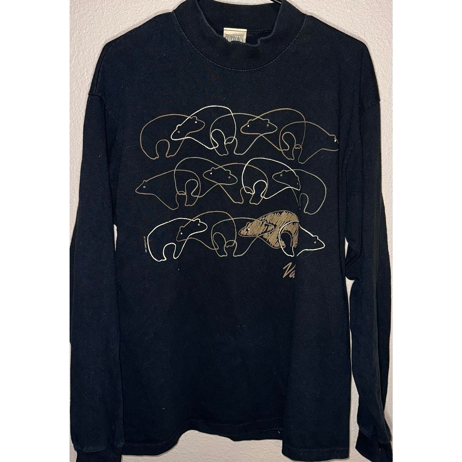 Other 🐻 Vintage “Vail” Bear Graphic Long Sleeve Tee – Size L Size US L / EU 52-54 / 3 - 1 Thumbnail