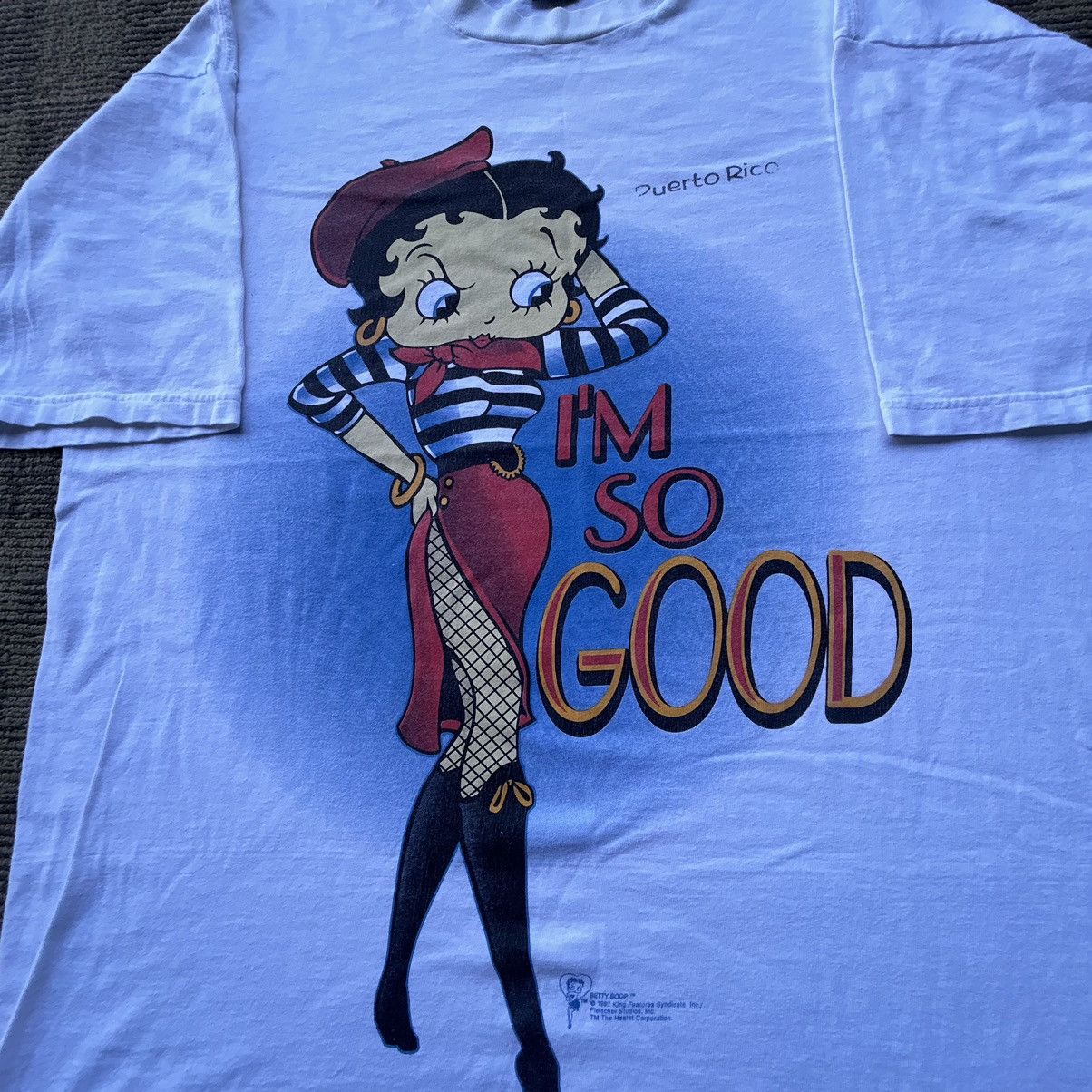 Vintage Vintage 90’s Betty Boop Puerto Rico Night Gown T-Shirt Size ONE SIZE - 5 Thumbnail