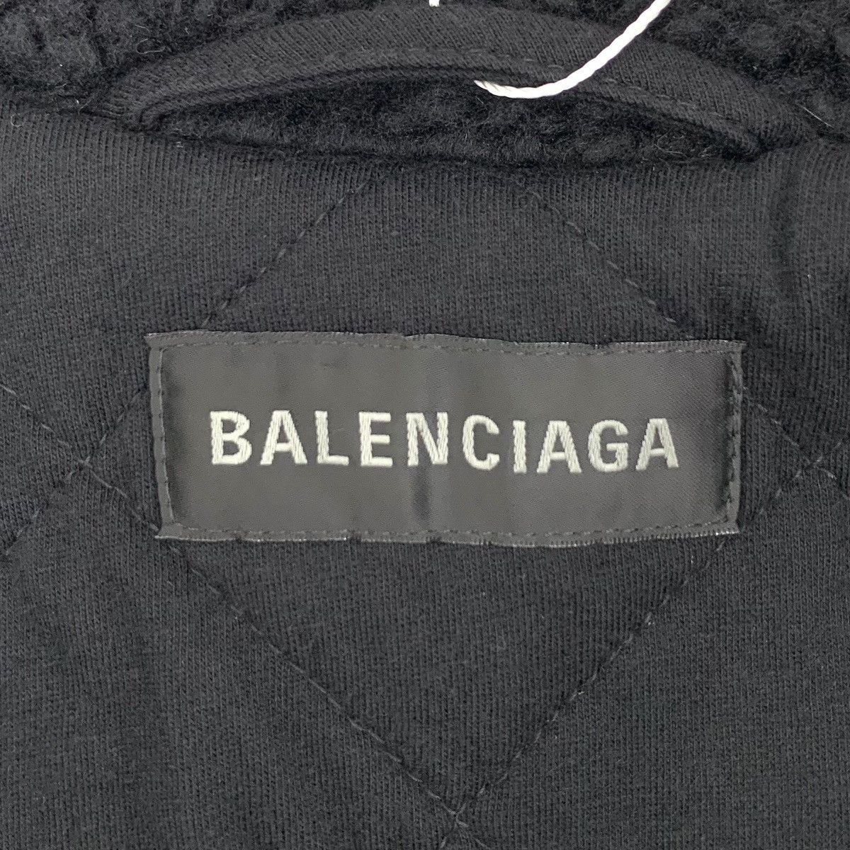 Balenciaga Balenciaga Black Logo Monogram Embroidered Lambswool Jacket Size XXS / US 00 / IT 34 - 5 Thumbnail