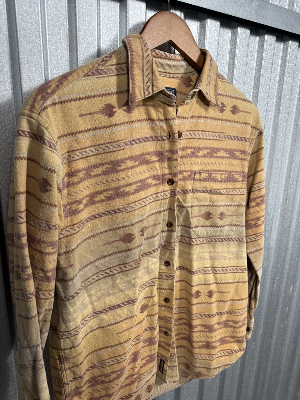 Woolrich Woolen Mills Vintage 60s Wool Rich Burnt Orange Button Up Shirt Size US M / EU 48-50 / 2 - 6 Thumbnail