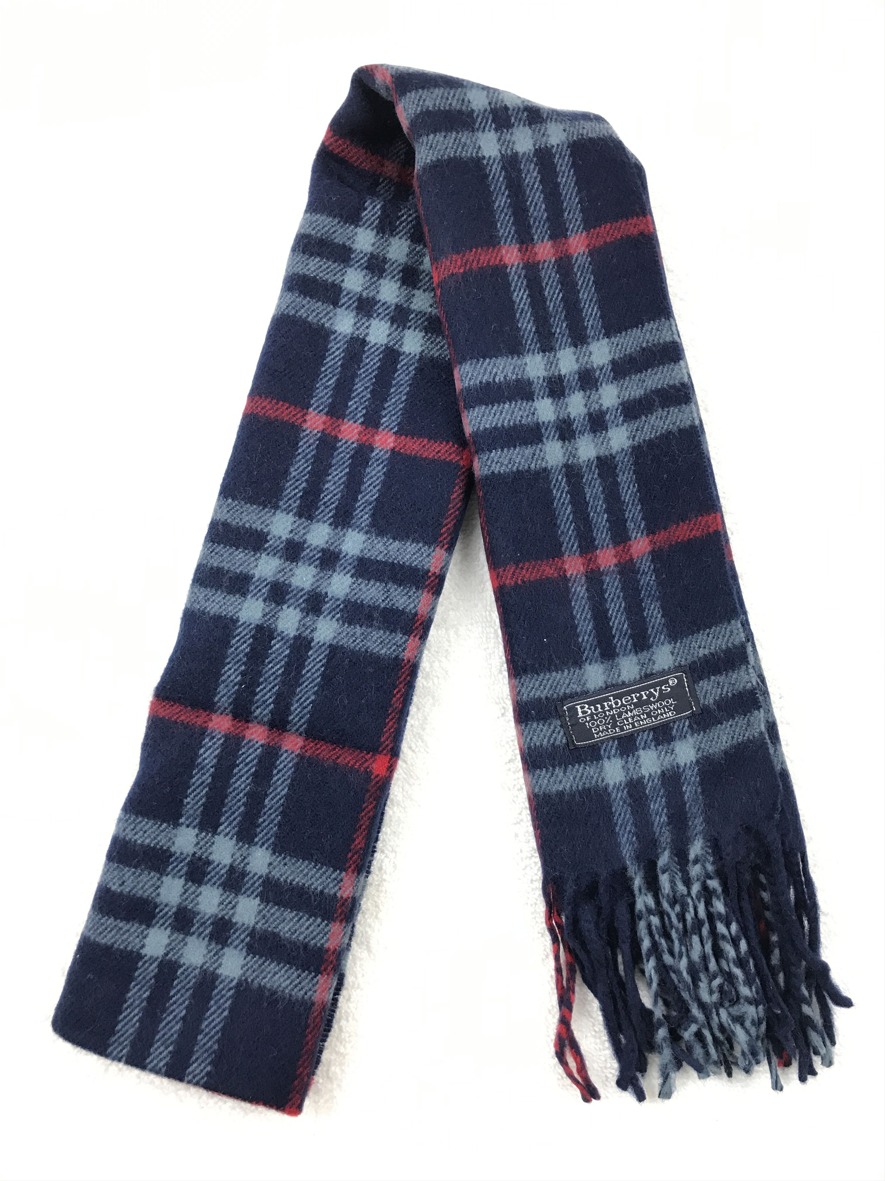 Burberry × Vintage Vintage Burberry Scarf Muffler Wool Cashmere Novacheck Size ONE SIZE - 5 Thumbnail