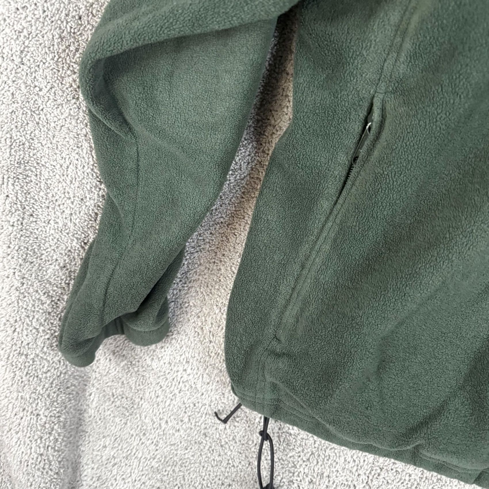 Logo 7 Columbia Fleece Jacket Mens XL Green Full Zip Stand Collar WM6113 Logo Zipper Pockets Size US XL / EU 56 / 4 - 2 Thumbnail