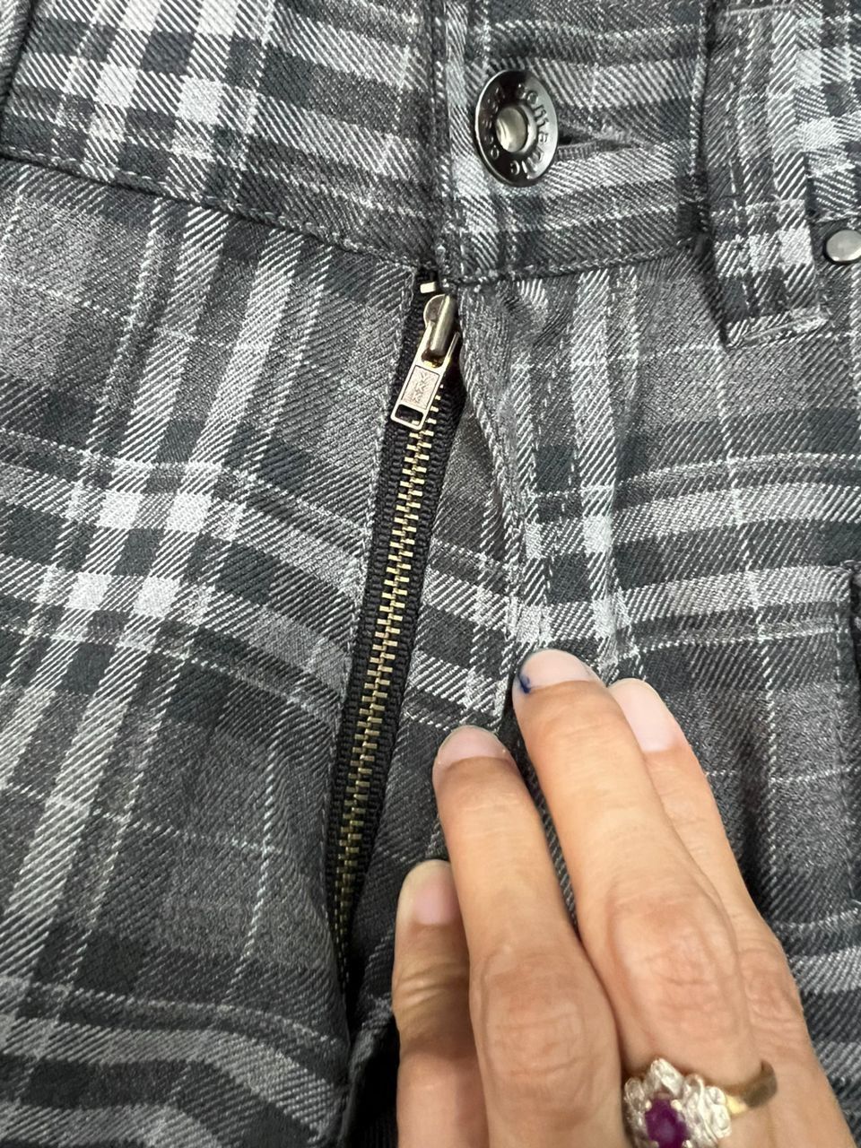 Seditionaries × semanticdesign Semantic Design Checked Design Cargo Pants Size US 29 - 18 Thumbnail