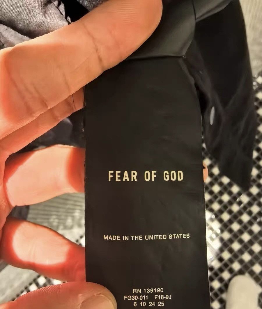 Fear of God Fear of God 6th Collection, suede black quilted jacket Size US L / EU 52-54 / 3 - 5 Thumbnail