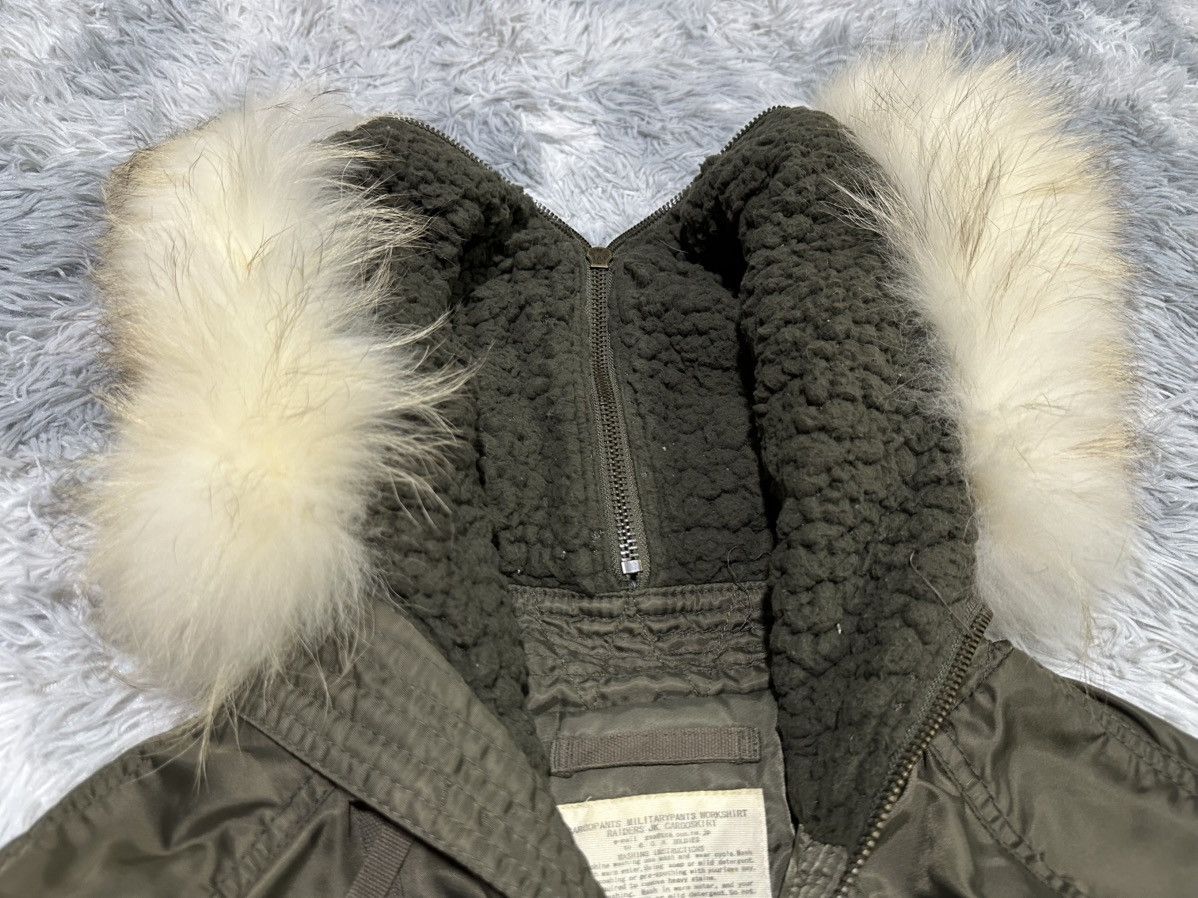 GOA 🔥Y2K Archived Goa Raccoon Fur Parka Jacket Split Hoodie Size US M / EU 48-50 / 2 - 8 Thumbnail
