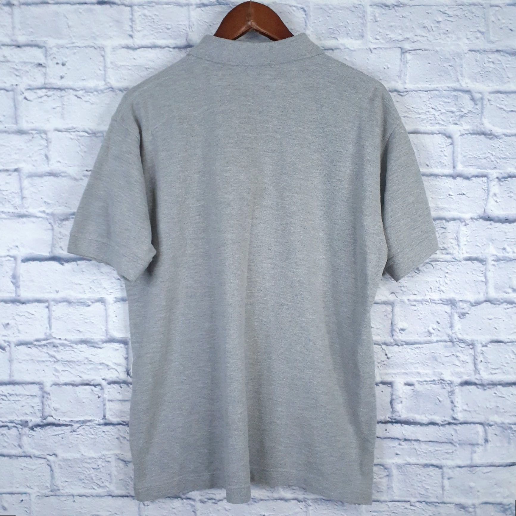 Vintage Jerry Leigh Mickey Mouse Polo Shirt Golf Short Sleeve Mens Large Gray Size US L / EU 52-54 / 3 - 4 Thumbnail