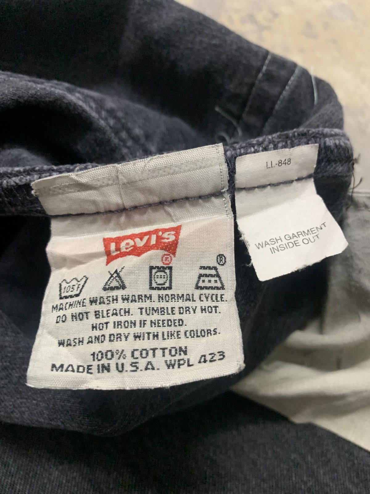 Levi's Vintage Levis 501 Levis Super Black Faded Jeans W32 Size US 32 / EU 48 - 13 Thumbnail