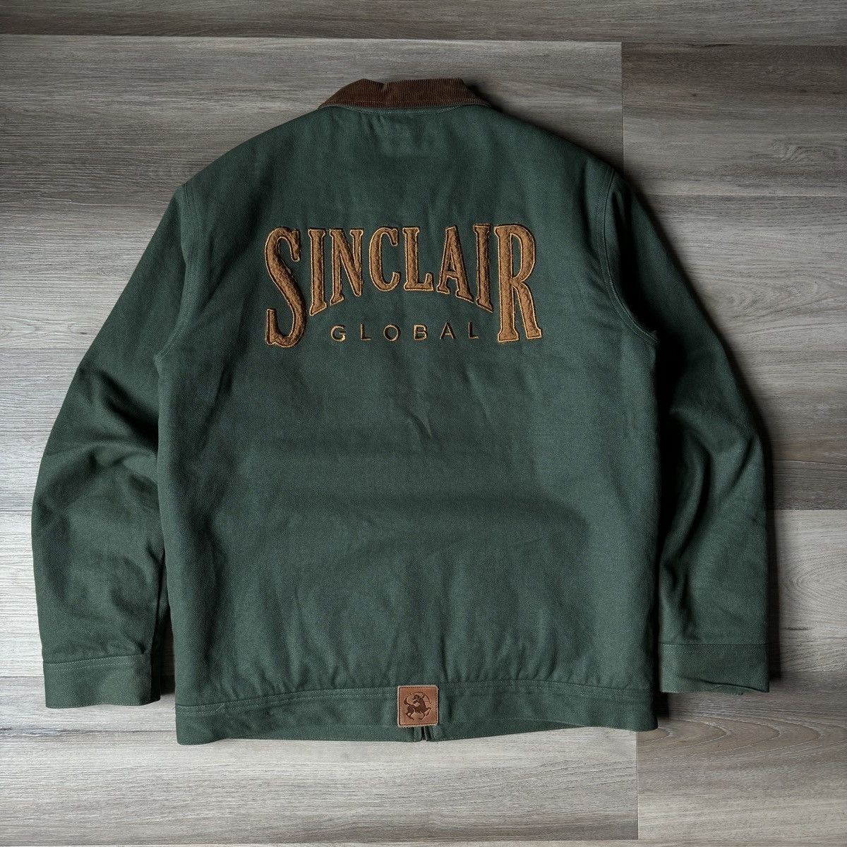 Sinclair Global SINCLAIR COLLAR CANVAS WORK JACKET - OLIVE MSRP: $180 Size US S / EU 44-46 / 1 - 1 Thumbnail