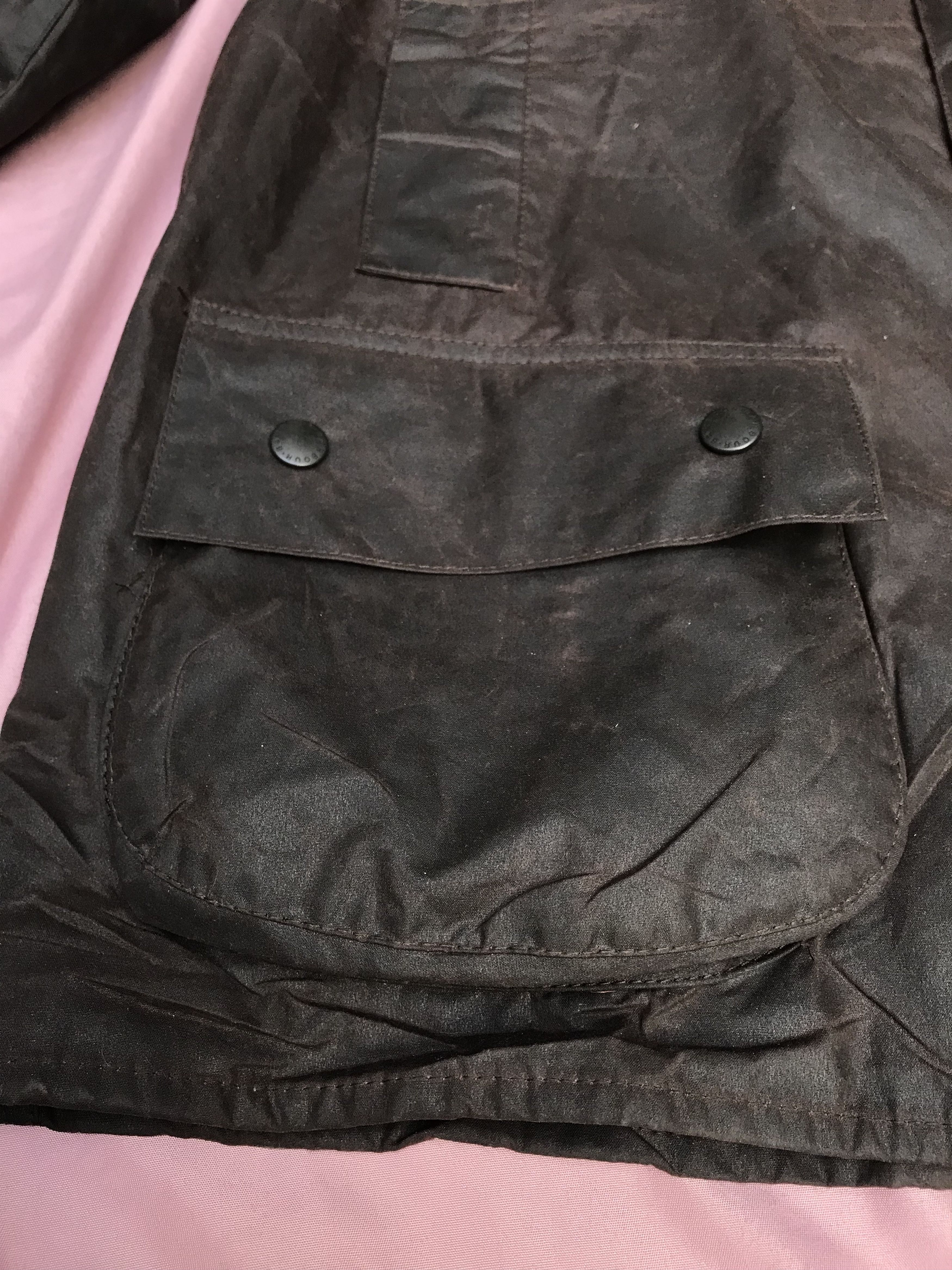 Barbour BARBOUR BEAUFORT WAXED JACKET, cotton still waxed Size US XL / EU 56 / 4 - 9 Thumbnail
