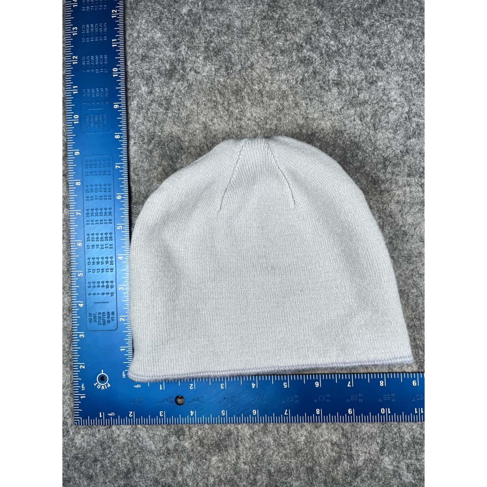 Under Armour Under Armour Hat Beanie Mens One Size Gray Knit Logo Stretch Winter Size ONE SIZE - 5 Thumbnail