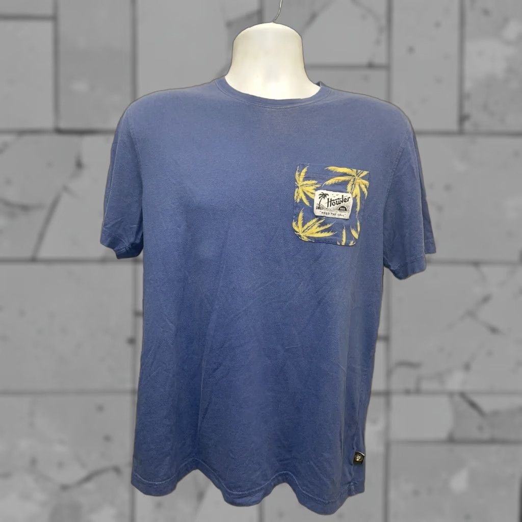 Vintage Howler Bros Blue Pocket Shirt Mens M Size US M / EU 48-50 / 2 - 1 Thumbnail