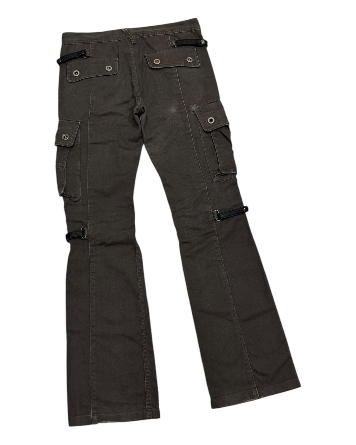 Tornado Mart TORNADO MART STRAPS CARGO FLARE PANTS Size 30" / US 8 / IT 44 - 6 Thumbnail