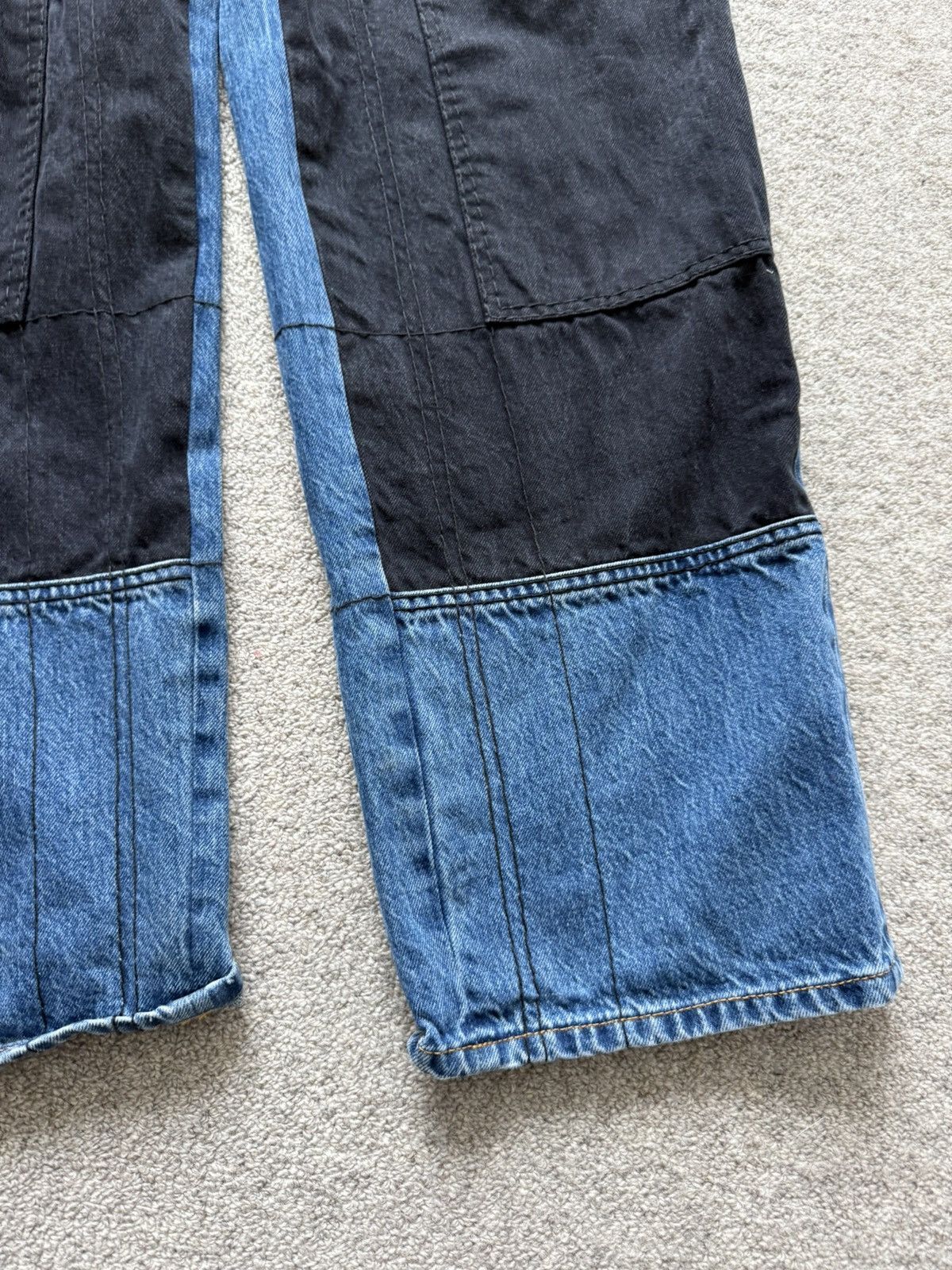 Givenchy GIVENCHY MATTHEW WILLIAMS MMW Contrast Panel Denim Sz 34 Size US 34 / EU 50 - 2 Thumbnail