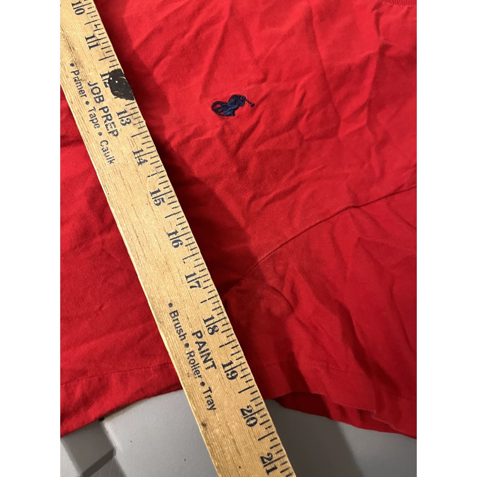 Polo Ralph Lauren VINTAGE Polo Ralph Lauren Men's T-Shirt Crew Neck Logo Graphic Cotton Short Sleeve Regular Fit Medium Red All Seasons Size US M / EU 48-50 / 2 - 5 Thumbnail