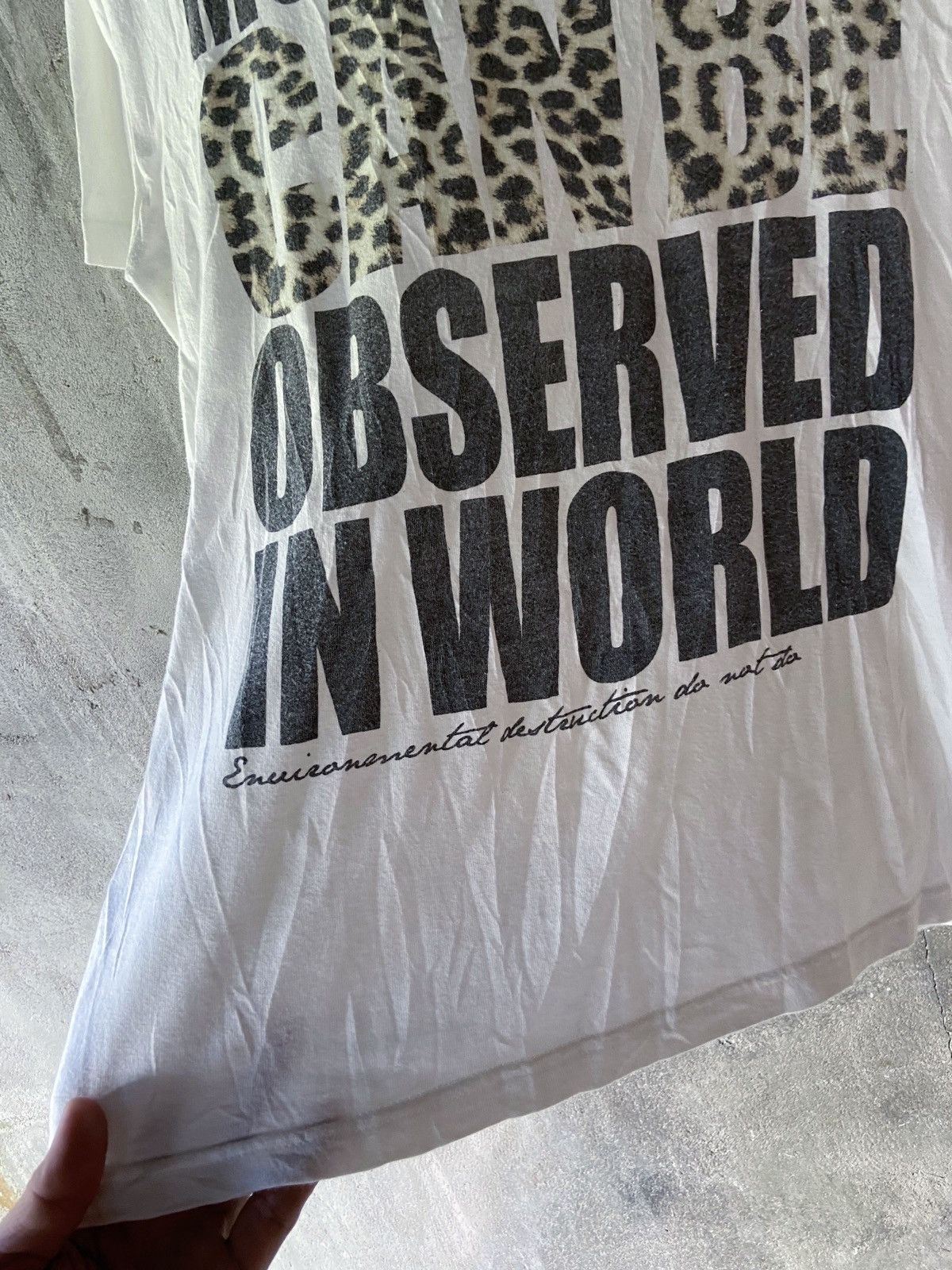 Beauty Beast × Hysteric Glamour × Japanese Brand MODULATION CAN BE OBSERVED IN WORLD LEOPARD DESIGN TEE Size US L / EU 52-54 / 3 - 5 Thumbnail
