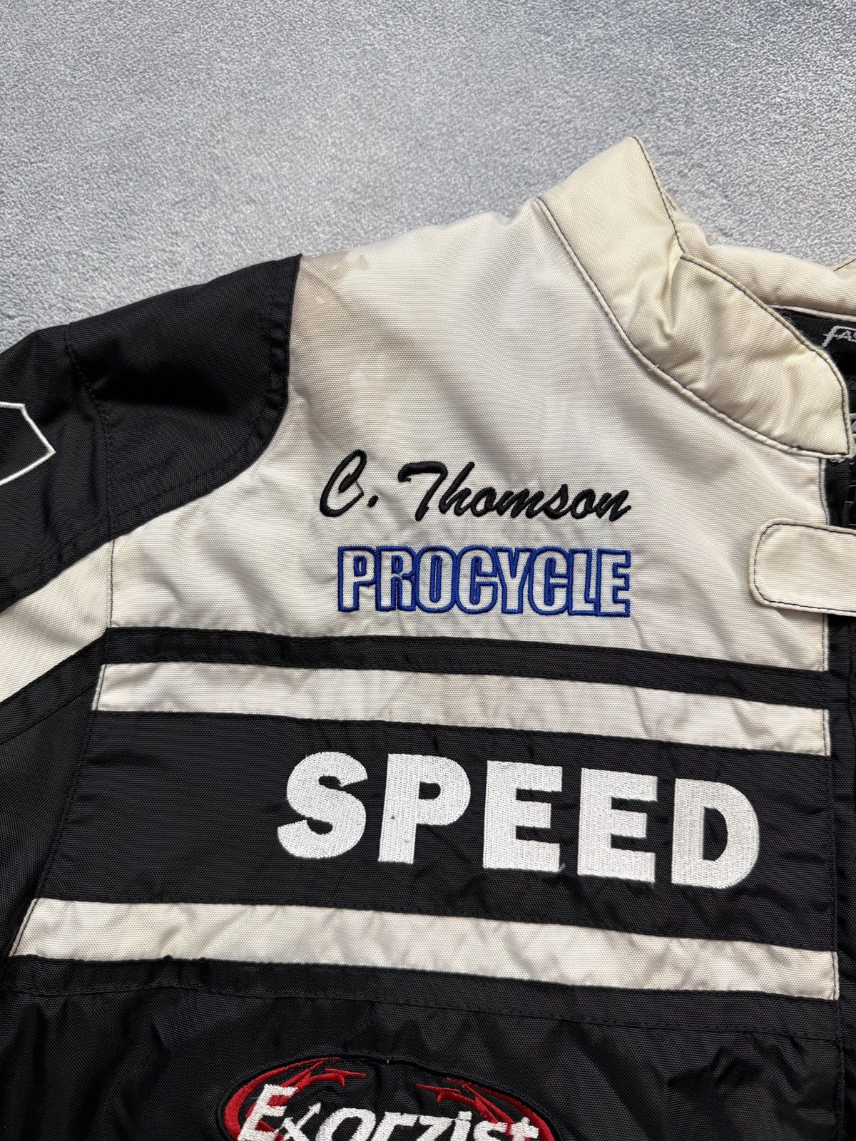 NASCAR Vintage Speed Freak #74 Fast Lane Nascar Racing Moto Jacket Size US M / EU 48-50 / 2 - 6 Thumbnail