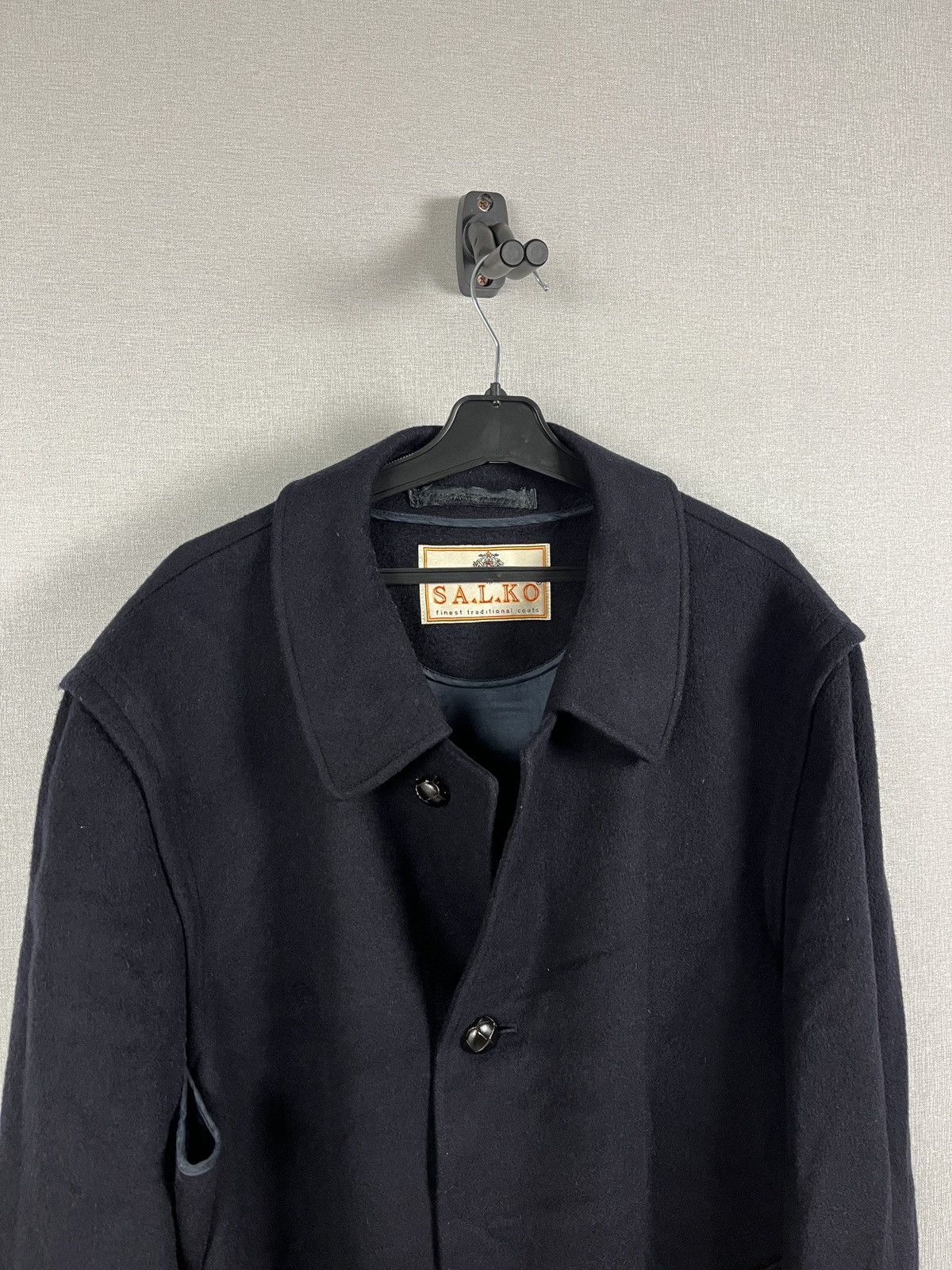 Vintage Vintage S.A.L.K.O Hubertus Loden Wool Coat Jacket Austria Size US L / EU 52-54 / 3 - 5 Thumbnail