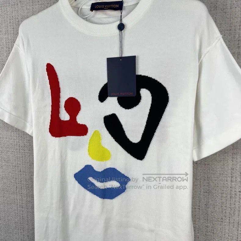 Louis Vuitton Louis Vuitton FW22 Clown Intarsia Crew Neck Knit Short Sle Size US XS / EU 42 / 0 - 2 Thumbnail