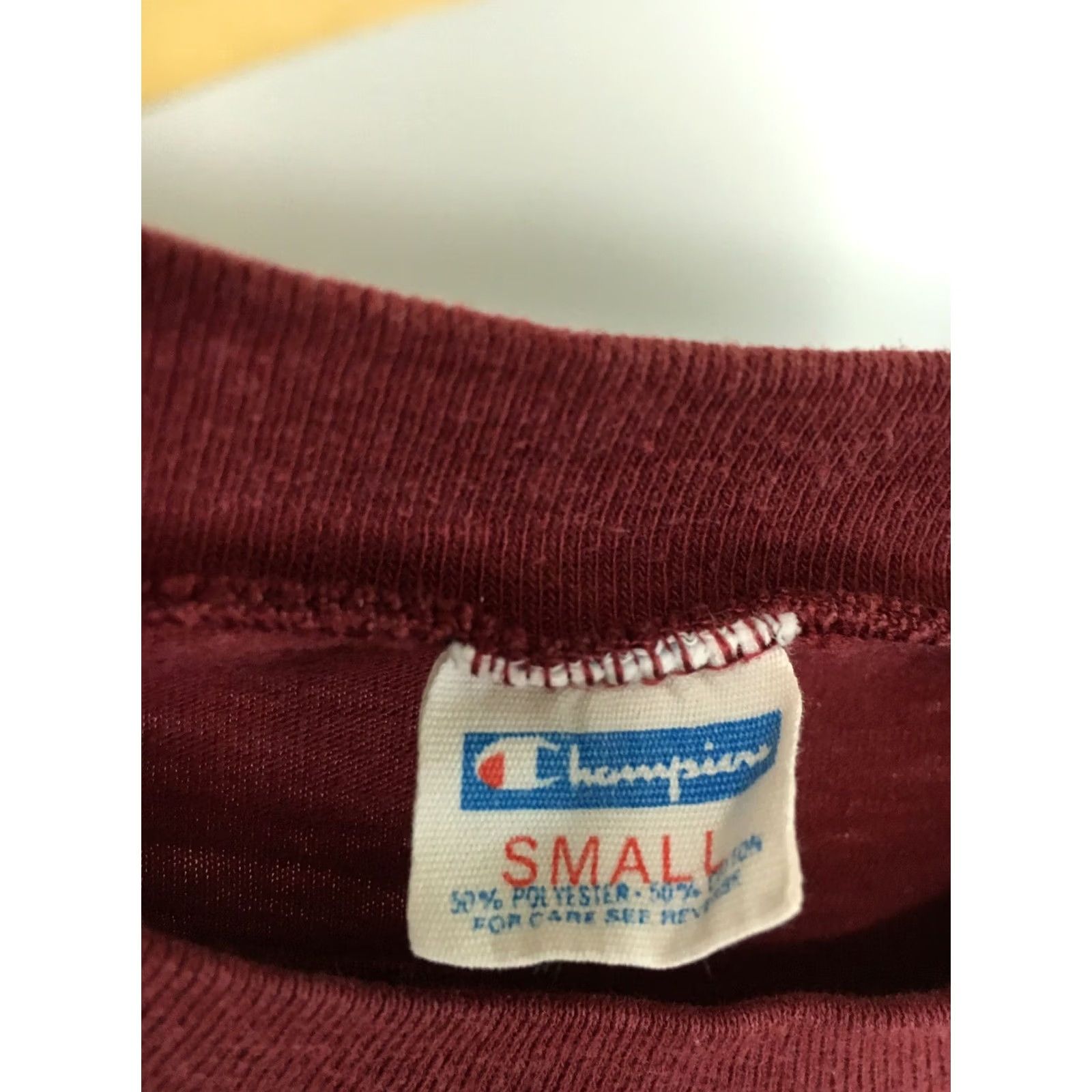 Champion VINTAGE Champion 70s I Love Dallas Shirt Maroon Size S USA Size US S / EU 44-46 / 1 - 3 Thumbnail