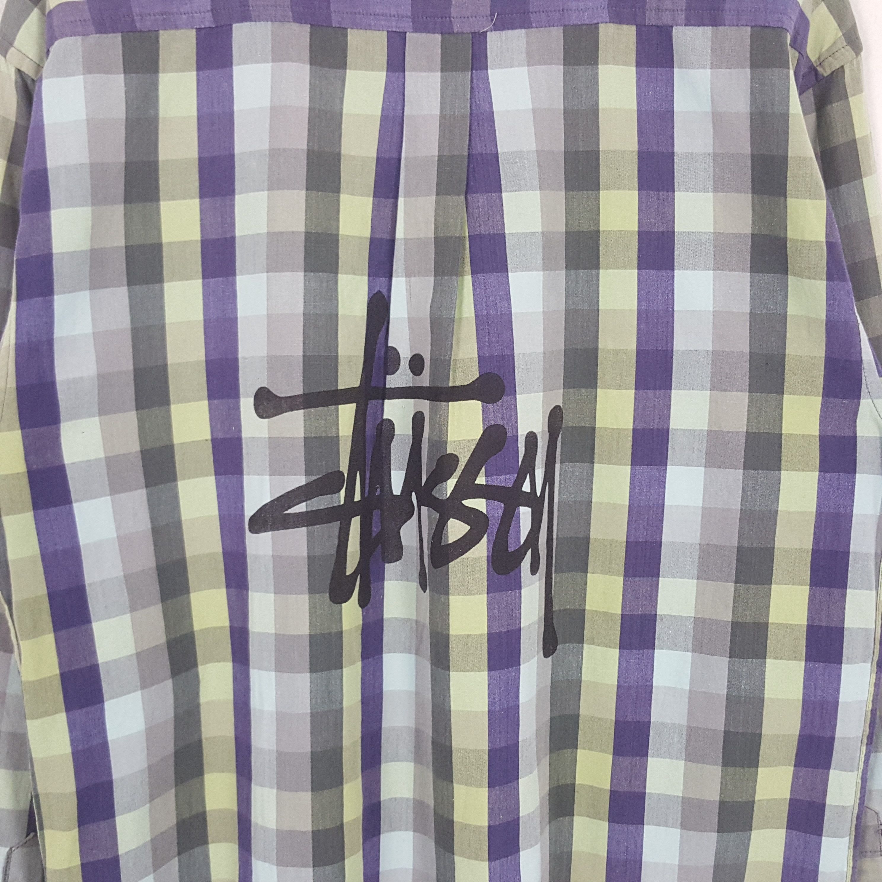 Stussy × Vintage Vintage Stussy American Streetwear Style Shirt C276N44 Size US XL / EU 56 / 4 - 2 Thumbnail