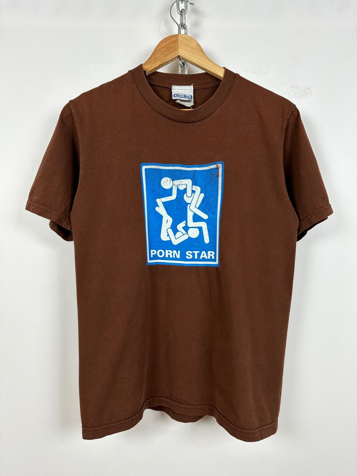 Vintage Vintage Pornstar Threesome 69 Brown T-Shirt | Grailed