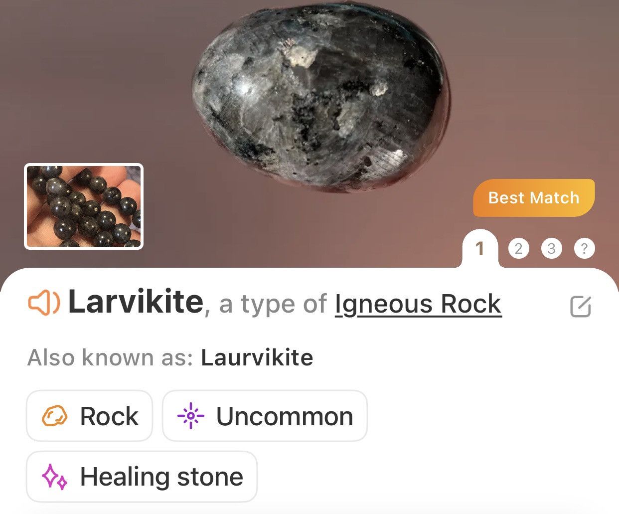 Handmade Handcrafted larvikite turquoise hematite crystal set Size ONE SIZE - 8 Thumbnail