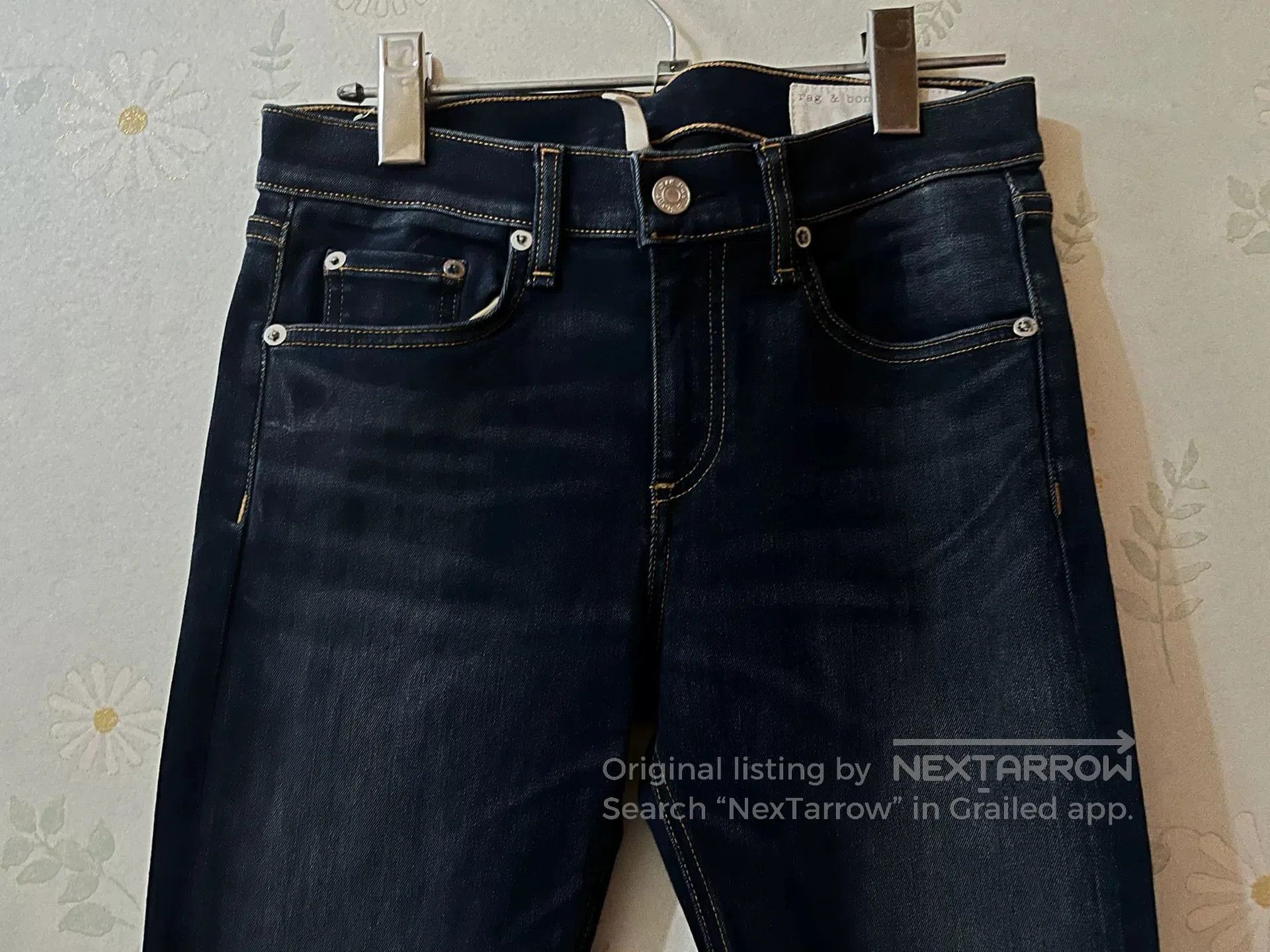 Rag & Bone Rag & Bone Stretch Slim-Fit Jeans. Size 27" / US 4 / IT 40 - 4 Thumbnail