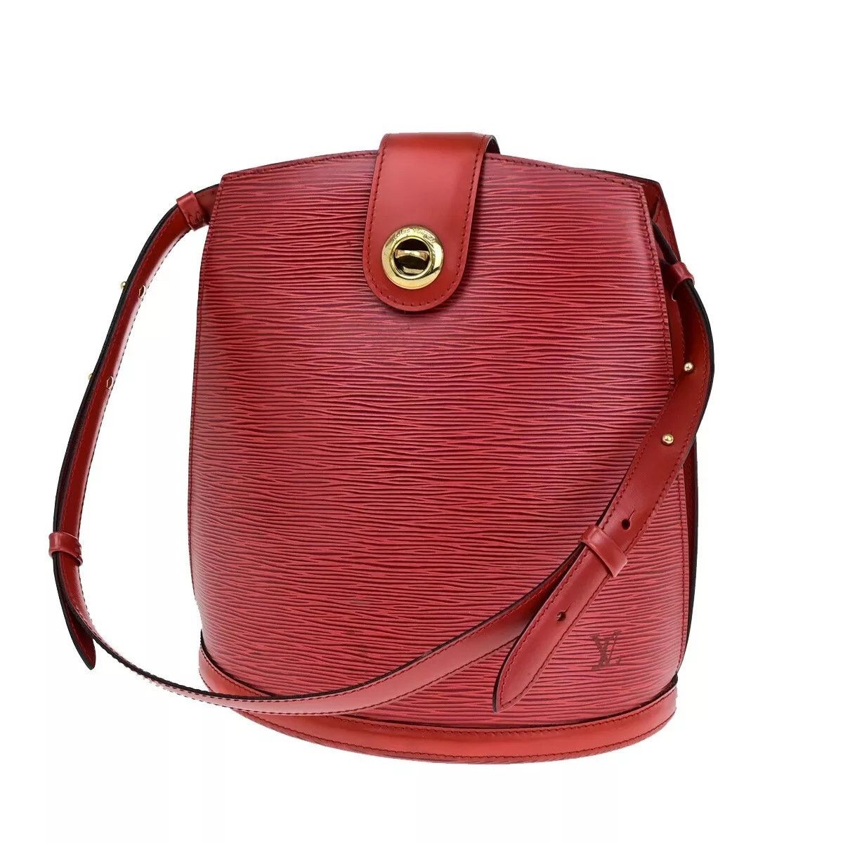 Louis Vuitton Epi Cluny Shoulder Bag Red M52257, Women's