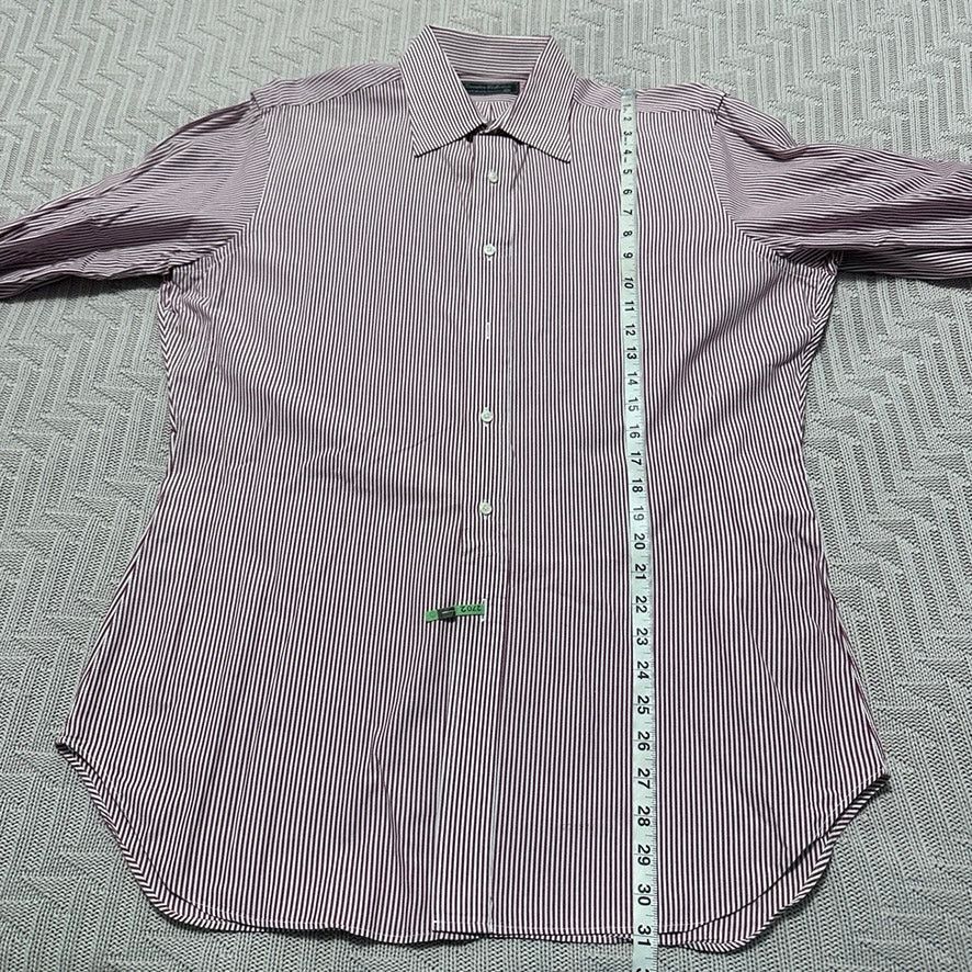 Tom James Tom James red striped custom tailored button down Size US L / EU 52-54 / 3 - 9 Thumbnail
