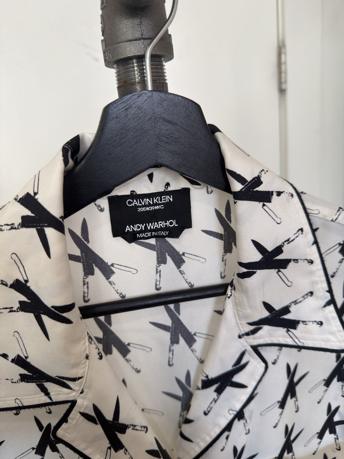 Andy Warhol × Calvin Klein 205W39NYC SS18 Warhol Knives Pajama Shirt Size US S / EU 44-46 / 1 - 3 Thumbnail