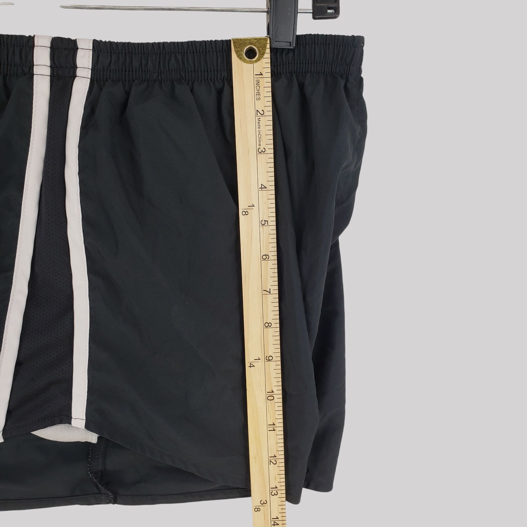 Nike Nike Dri-Fit Womens Black Running Shorts Elastic Waistband S Size 34" / US 12 / IT 48 - 6 Thumbnail