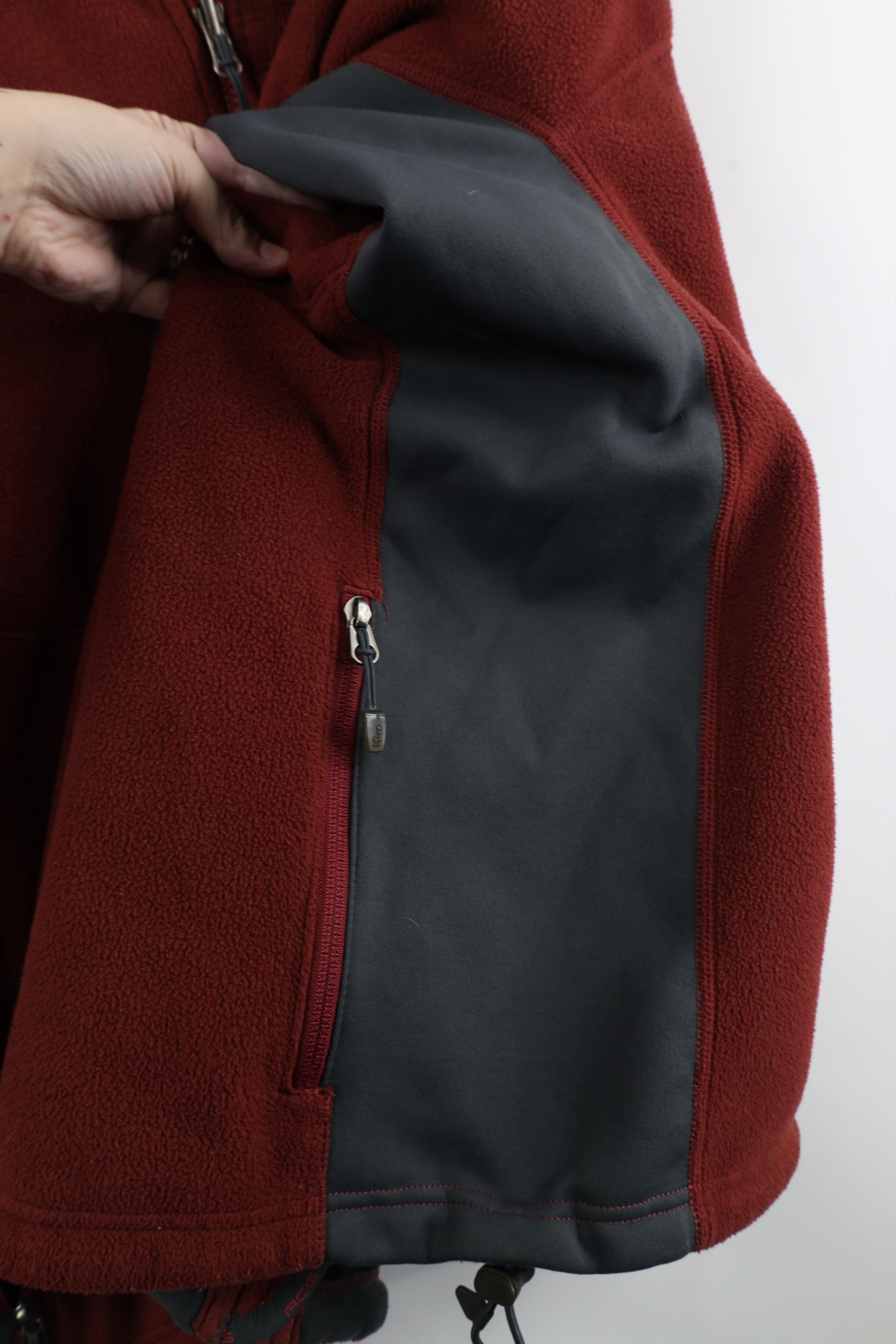 Nike × Vintage Vintage Nike ACG Scott Mini Swoosh Full Zip Fleece Jacket Size US XL / EU 56 / 4 - 8 Thumbnail